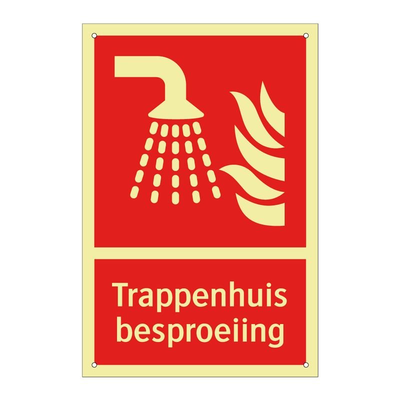 Trappenhuis besproeiing