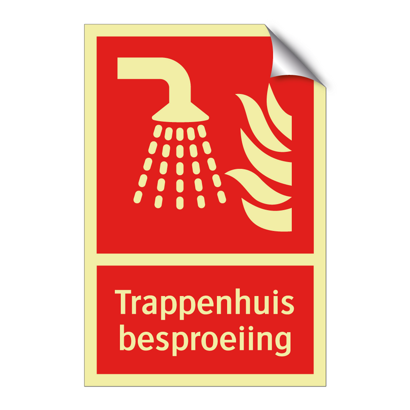 Trappenhuis besproeiing