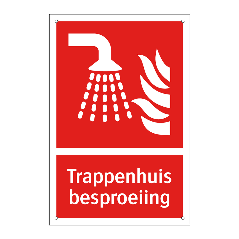 Trappenhuis besproeiing