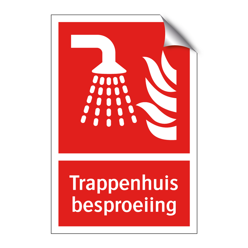 Trappenhuis besproeiing