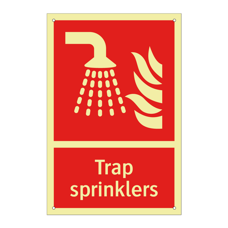 Trap sprinklers