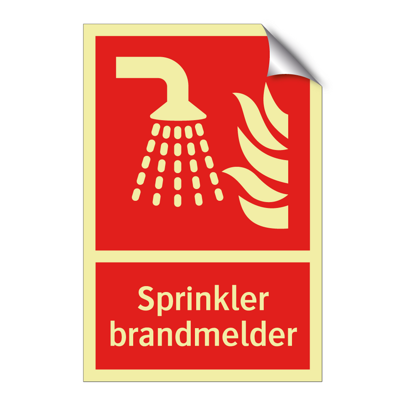 Sprinkler brandmelder