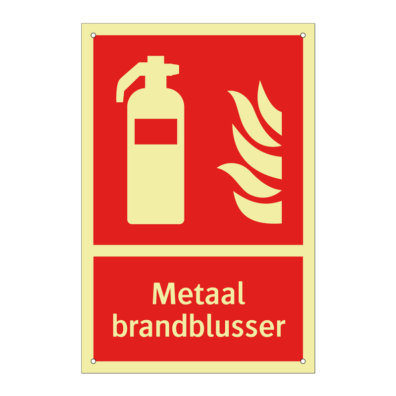 Metaal brandblusser