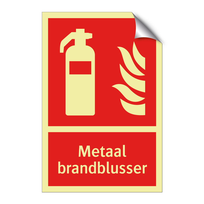 Metaal brandblusser