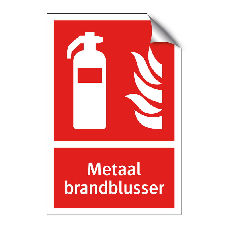 Metaal brandblusser