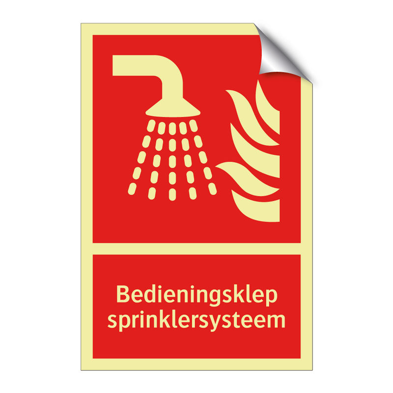 Bedieningsklep sprinklersysteem