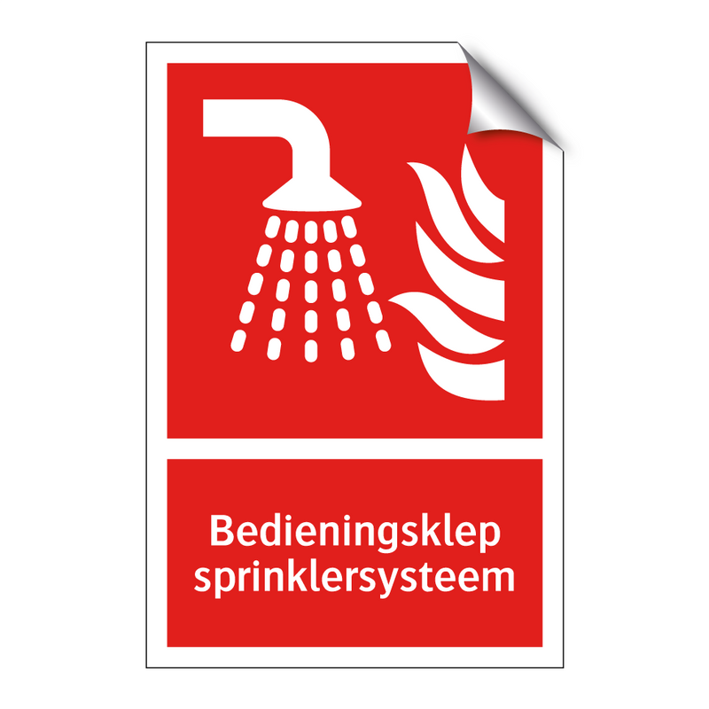 Bedieningsklep sprinklersysteem