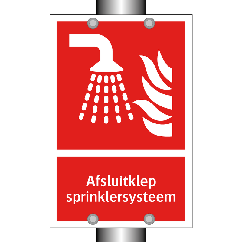 Afsluitklep sprinklersysteem