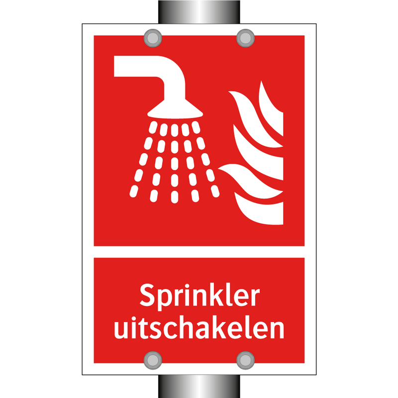 Sprinkler uitschakelen