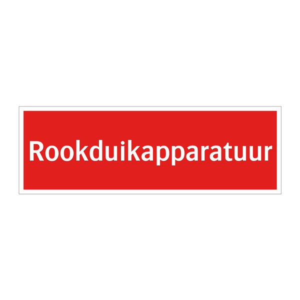 Rookduikapparatuur