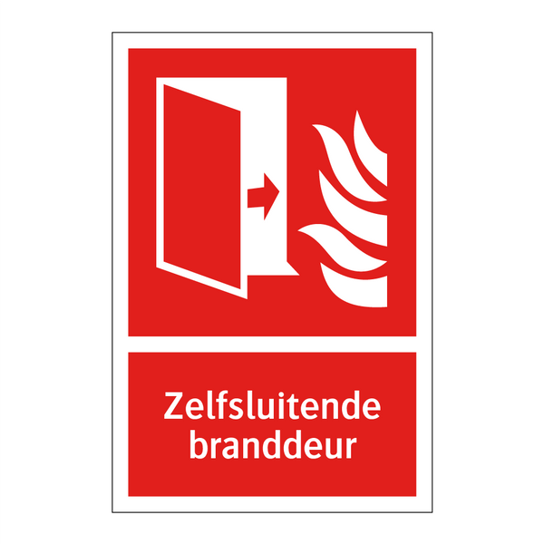 Zelfsluitende branddeur