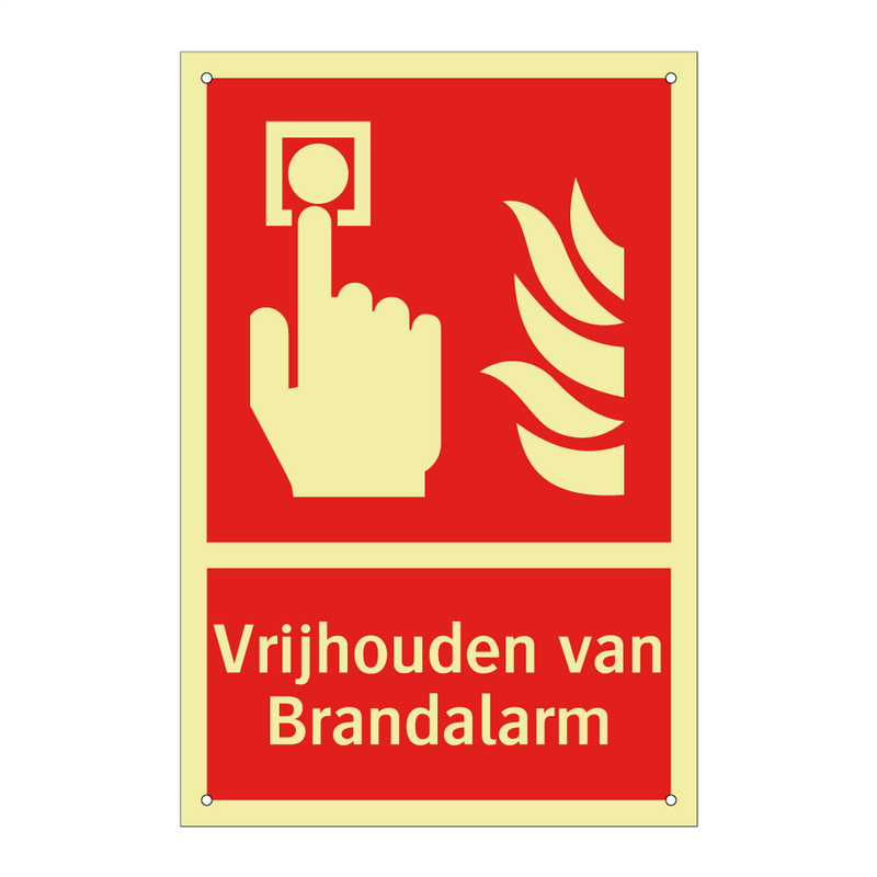 Vrijhouden van Brandalarm