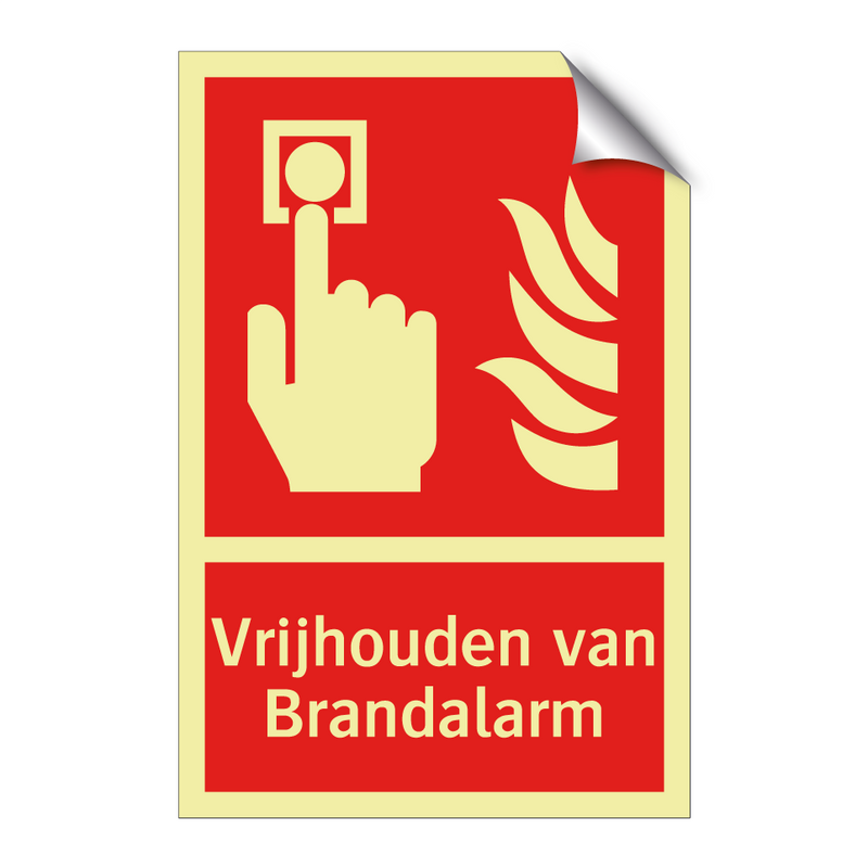 Vrijhouden van Brandalarm