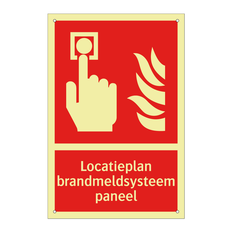 Locatieplan brandmeldsysteem paneel