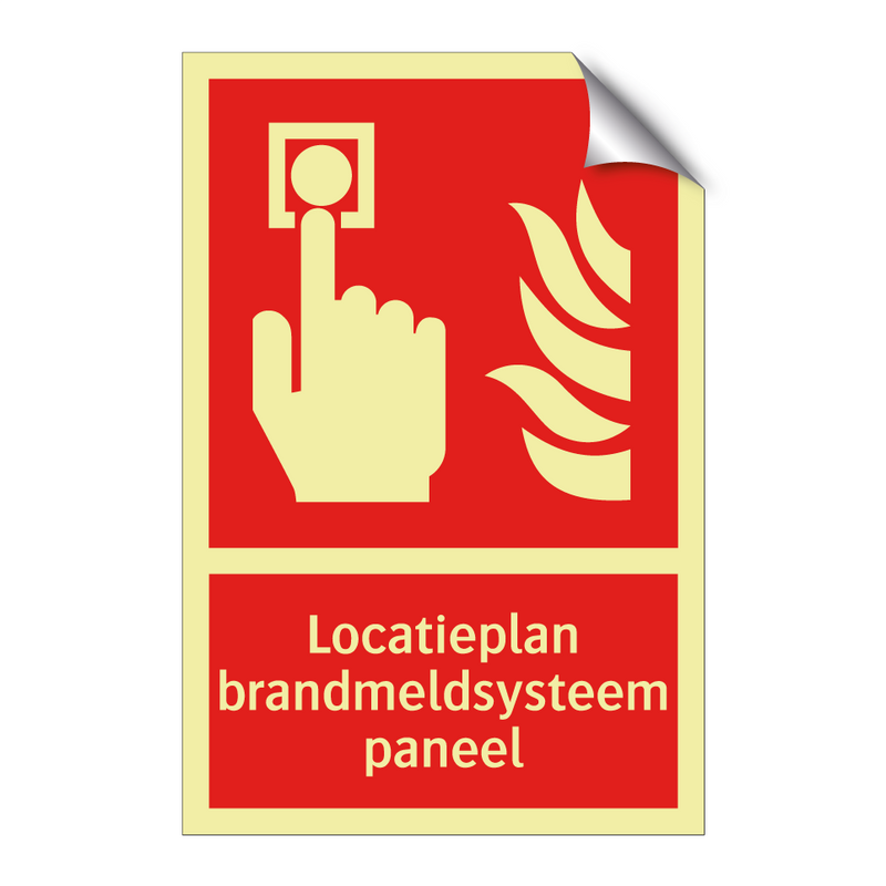 Locatieplan brandmeldsysteem paneel