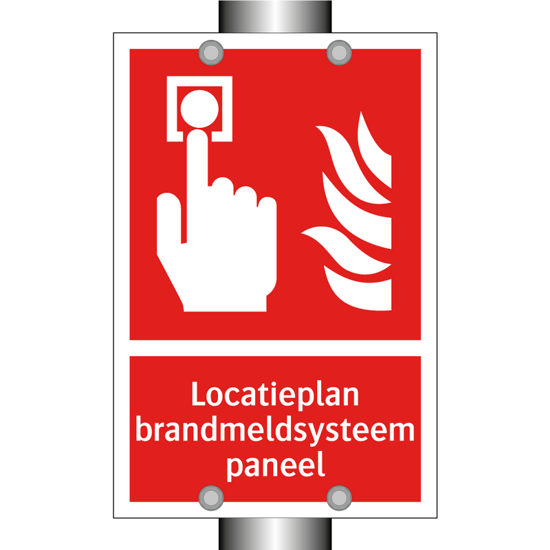 Locatieplan brandmeldsysteem paneel