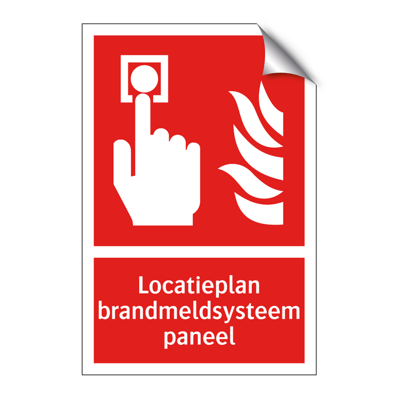 Locatieplan brandmeldsysteem paneel