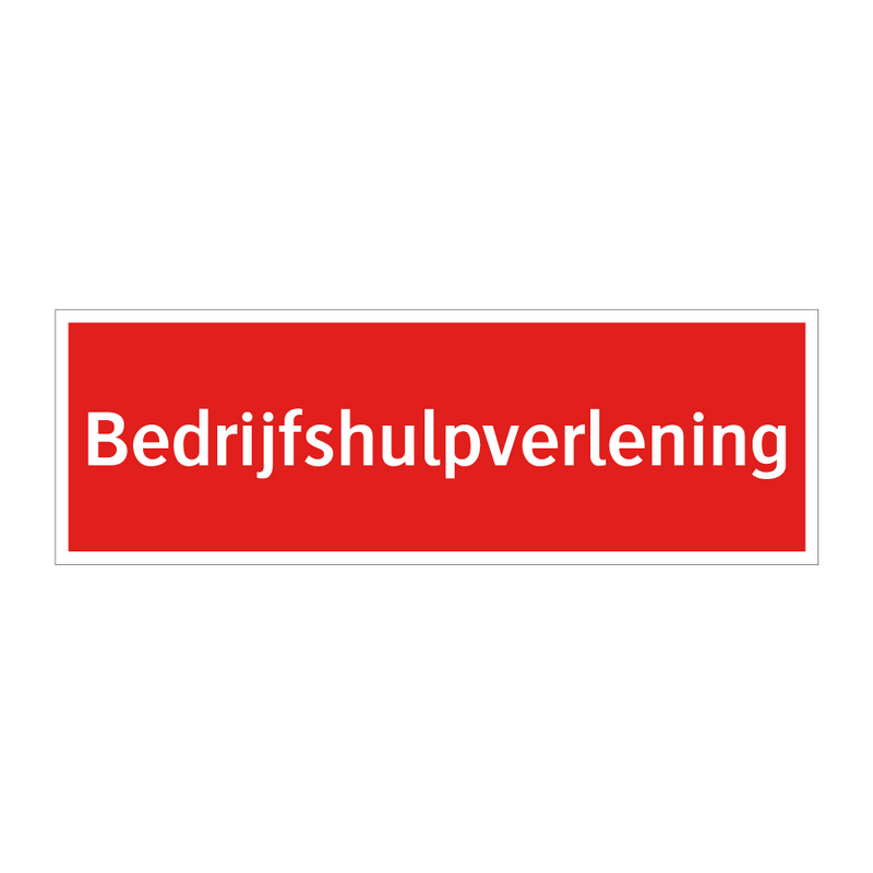 Bedrijfshulpverlening