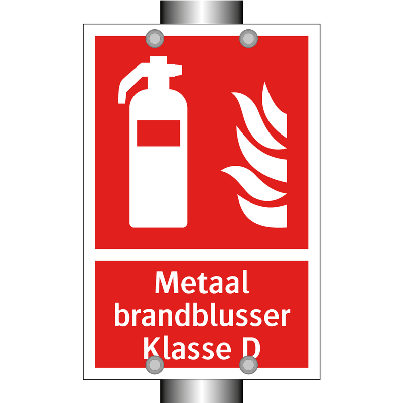 Metaal brandblusser Klasse D