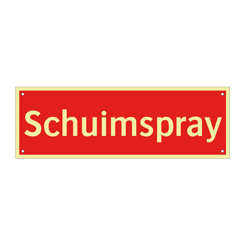 Schuimspray