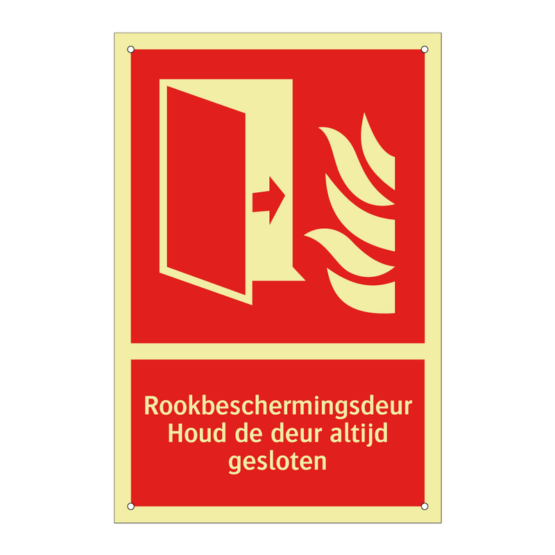 Rookbeschermingsdeur Houd de deur altijd gesloten