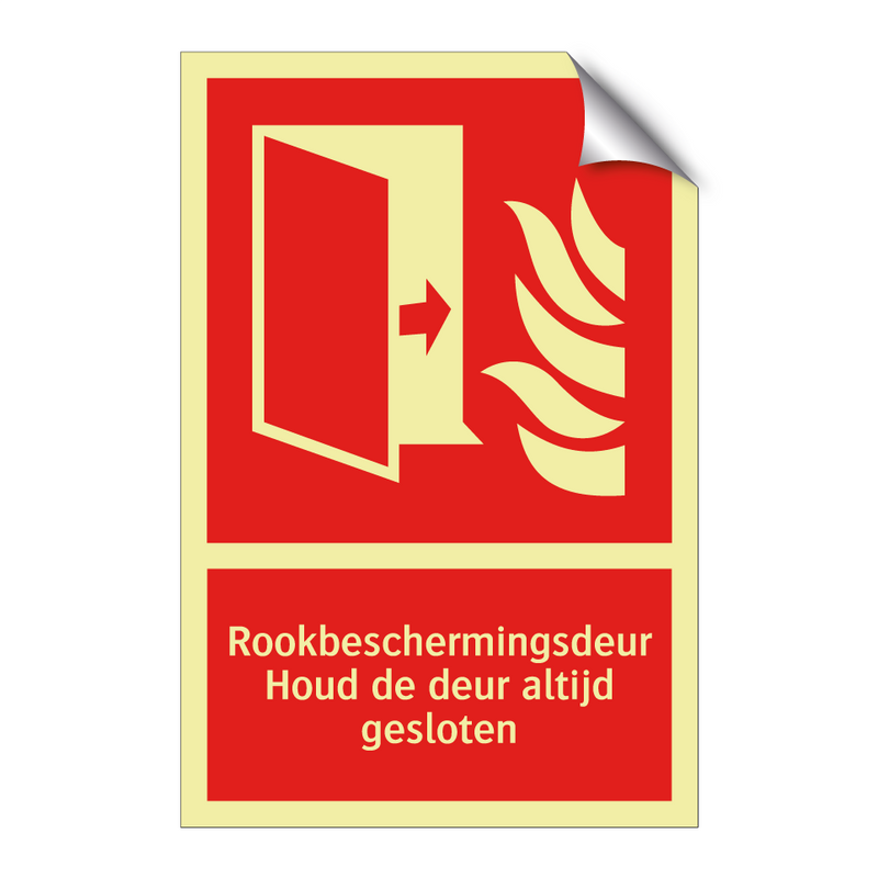 Rookbeschermingsdeur Houd de deur altijd gesloten