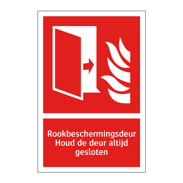 Rookbeschermingsdeur Houd de deur altijd gesloten