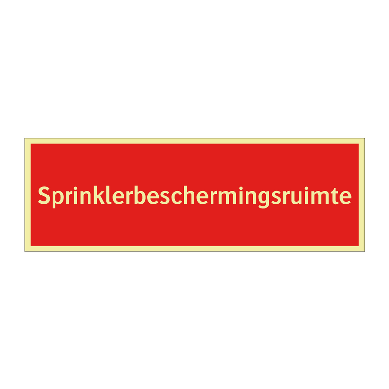 Sprinklerbeschermingsruimte