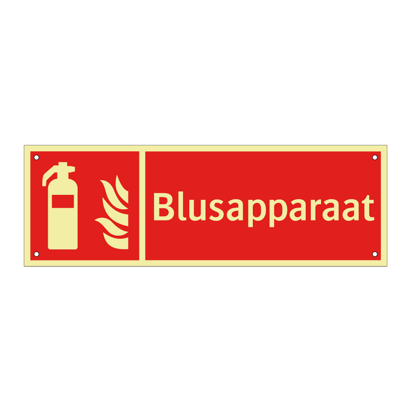 Blusapparaat