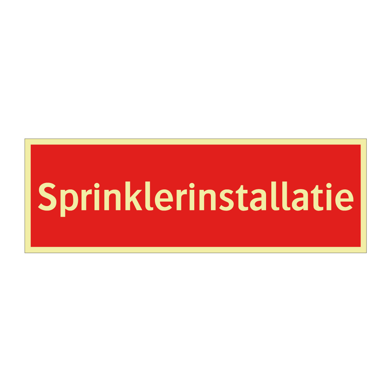 Sprinklerinstallatie