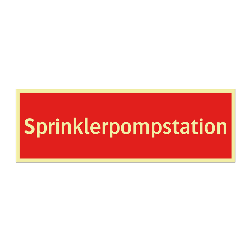 Sprinklerpompstation