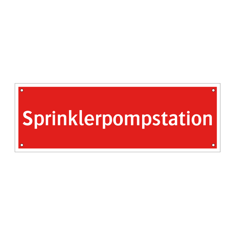 Sprinklerpompstation