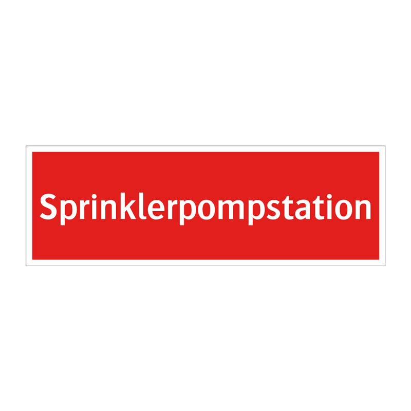 Sprinklerpompstation