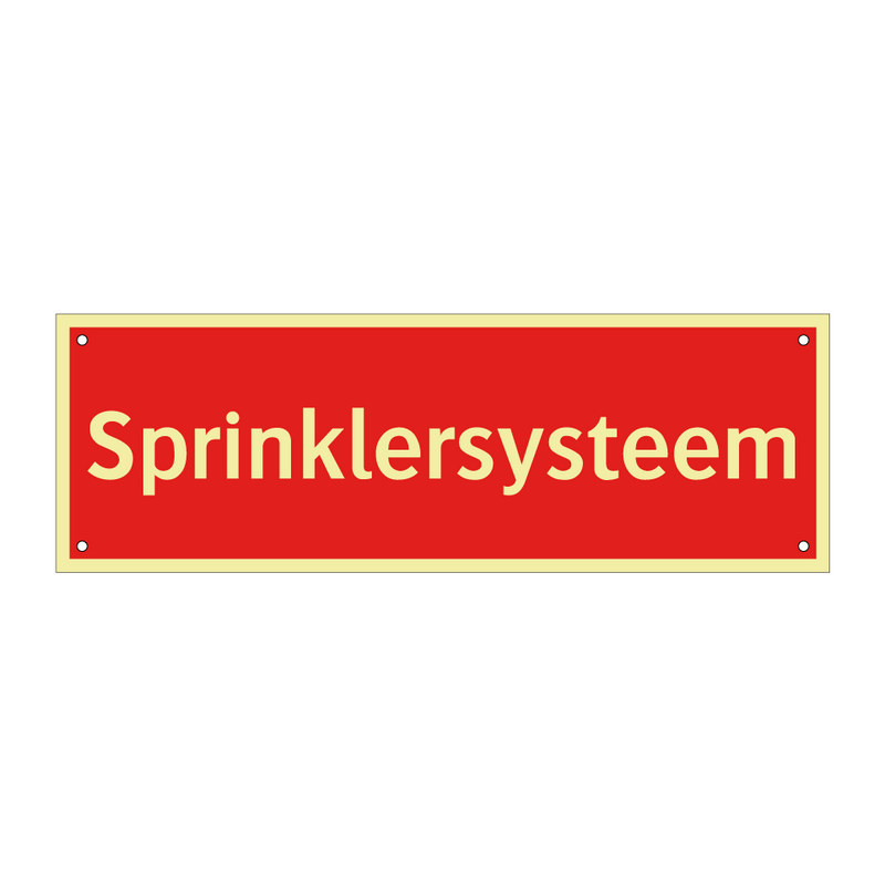 Sprinklersysteem