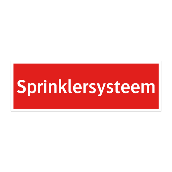 Sprinklersysteem