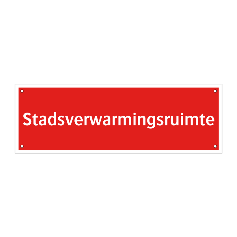 Stadsverwarmingsruimte