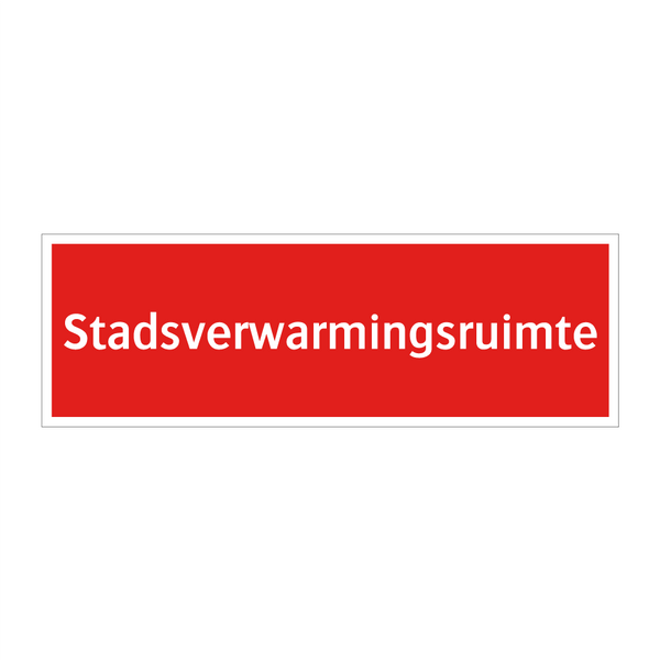 Stadsverwarmingsruimte