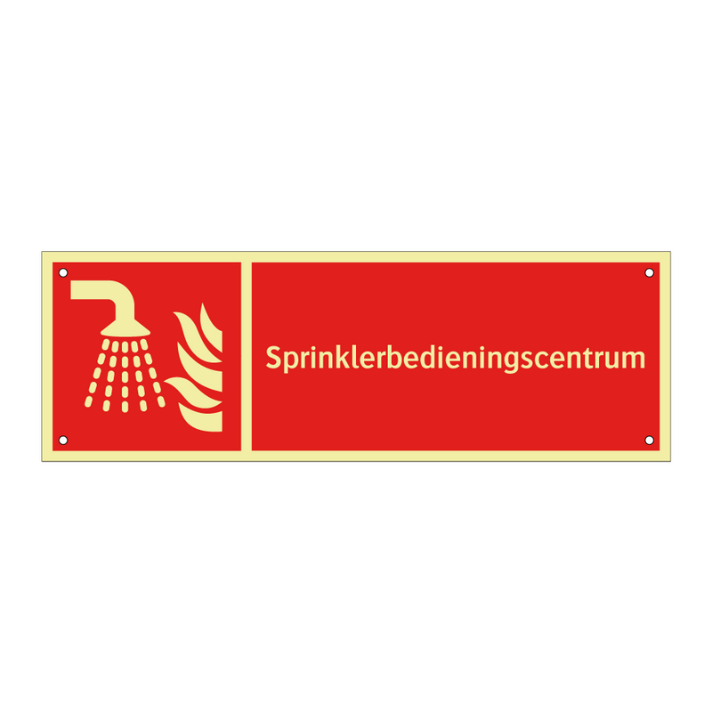 Sprinklerbedieningscentrum