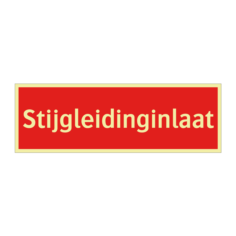 Stijgleidinginlaat