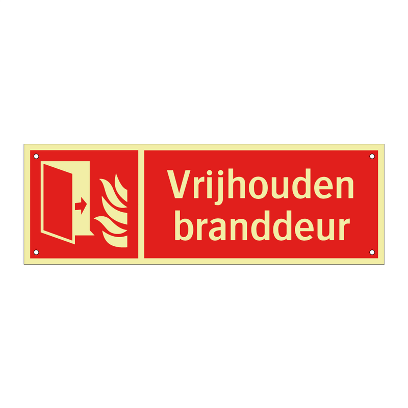 Vrijhouden branddeur