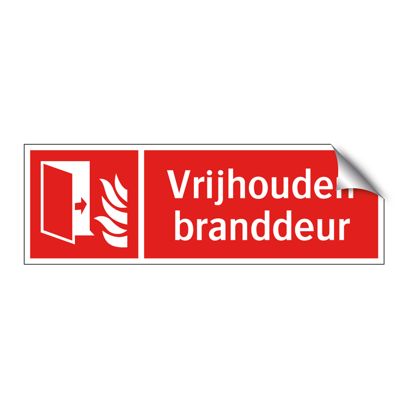 Vrijhouden branddeur