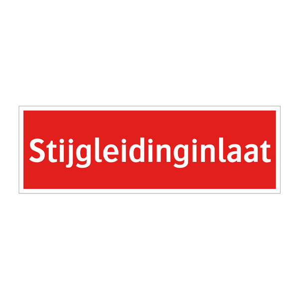 Stijgleidinginlaat