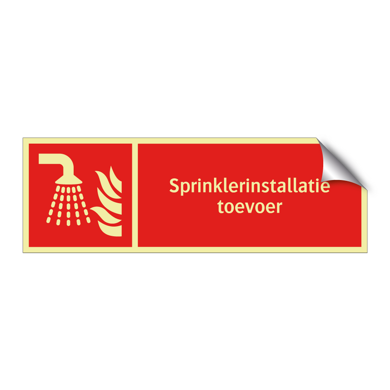 Sprinklerinstallatie toevoer