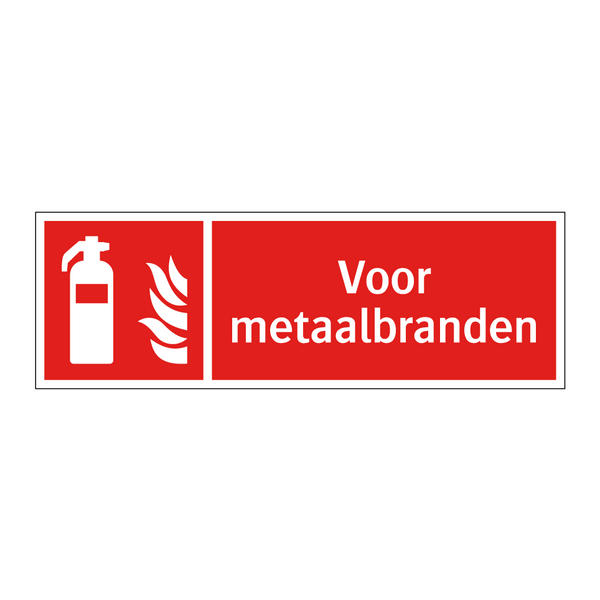 Voor metaalbranden