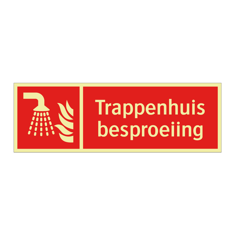 Trappenhuis besproeiing