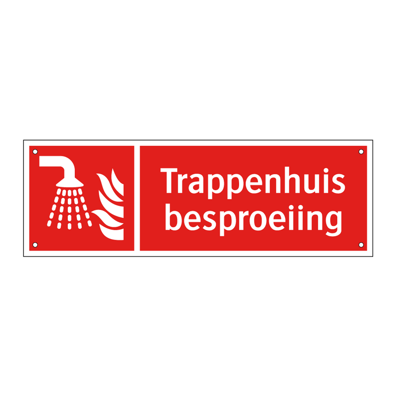 Trappenhuis besproeiing