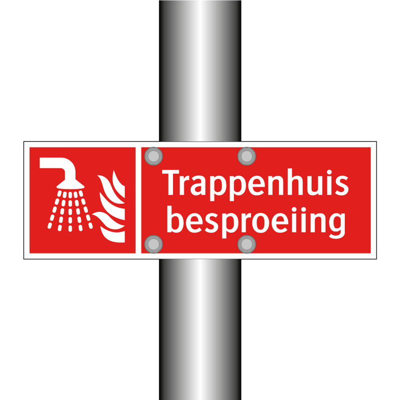 Trappenhuis besproeiing