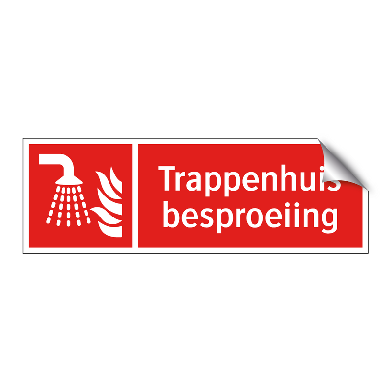 Trappenhuis besproeiing