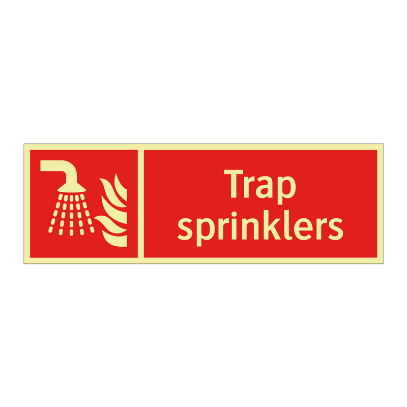 Trap sprinklers