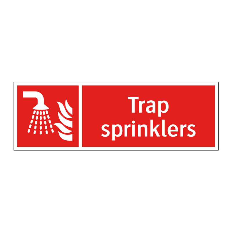 Trap sprinklers